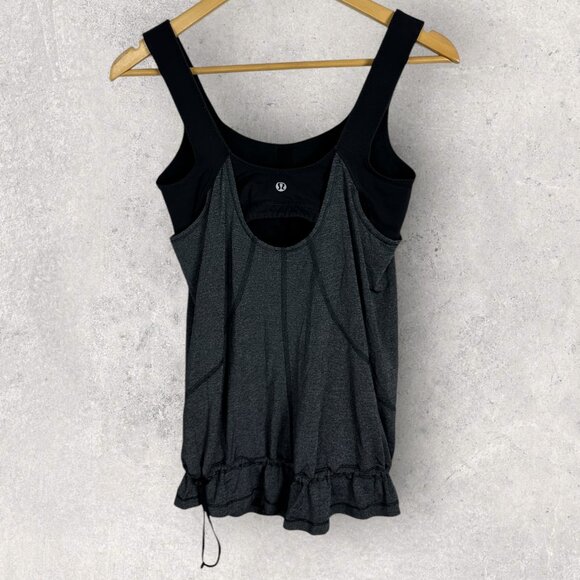 Lululemon Run For‎ Your Life Tank Womens Size 6 Built In Bra Yoga Activewear Top - Picture 8 of 13